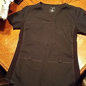 Black scrub top